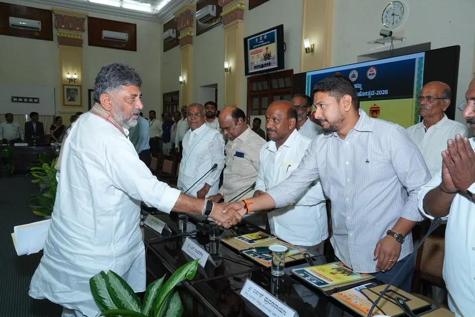 Ministers and officers at the High Power Committee meeting, Dasara 2026